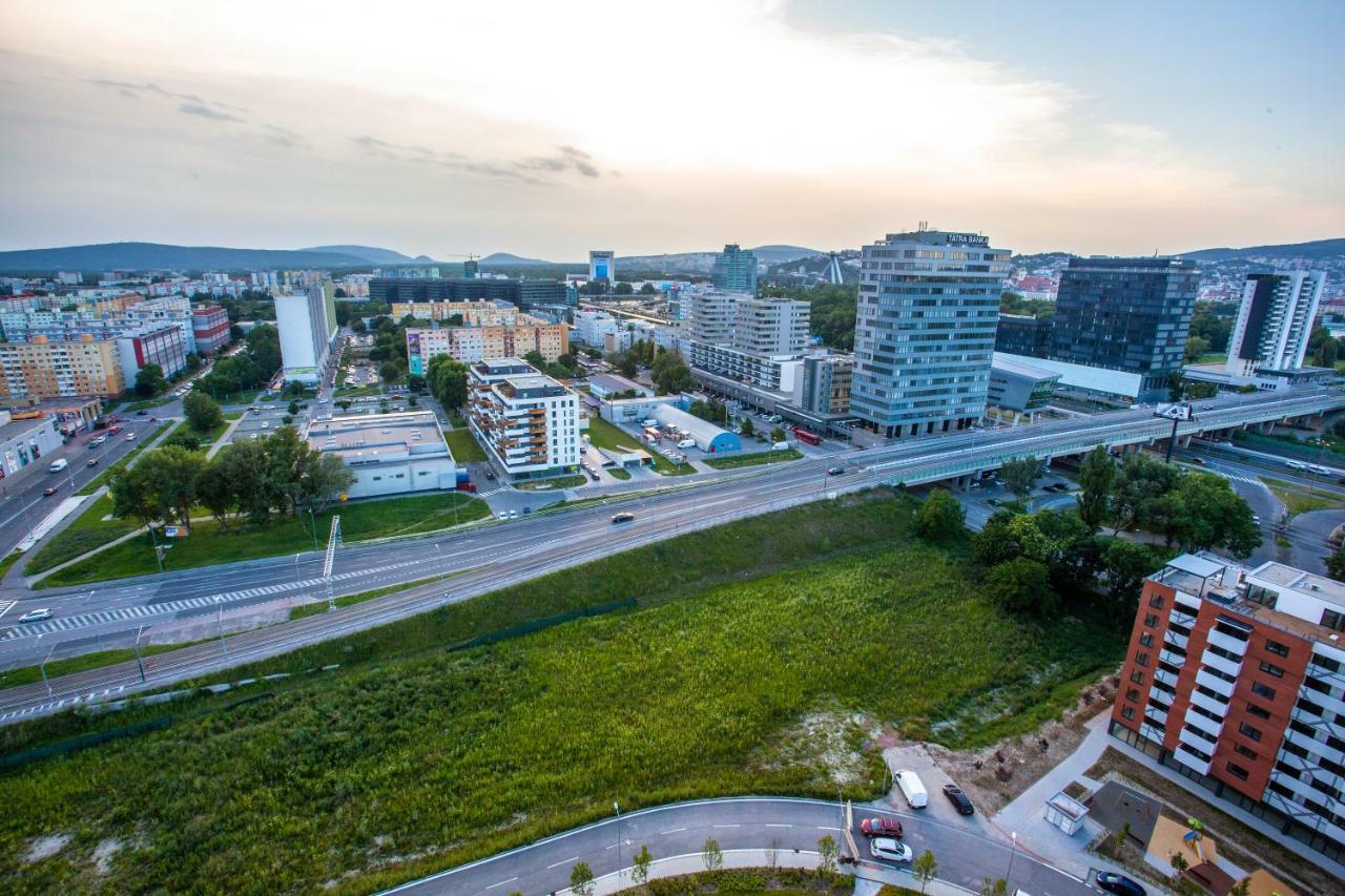 Air-Conditioned City View Apartment 24H Check-In Bratislava Eksteriør bilde